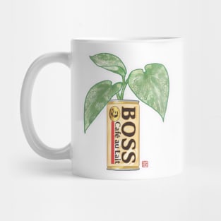 Pothos in a Boss Can Mug